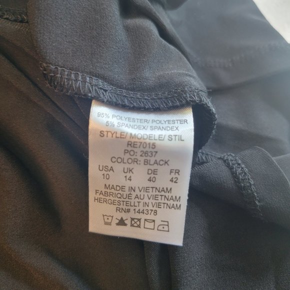 Rekucci Women's Flippy Fit N' Flare Dress with 3/4 Sleeves Size 10 - Picture 3 of 7